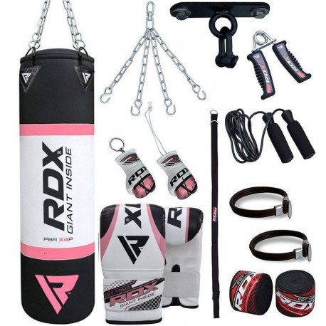 RDX X4 4ft Boxing Saco Set Gymnasium in Casa 13 Pzas