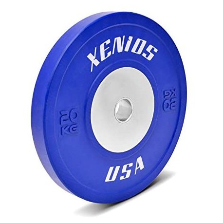 DISCOS PARE-CHOCS COULEUR BLEU STOPEROPHILIE ET CROSSFIT XENIOS OA 20 KG