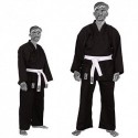 TurnerMAX– Kimono Karate arti marziali cotone TAE KWON DO Uniform Kids Jiu Jitsu Gi Judo Bambini adulti vestiti neri 14