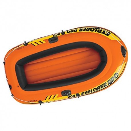 Intex Explorer Pro 200, 2-Person Inflatable Boat Set with French Oars and High Output Air Pump by Intex Recreation Corp.