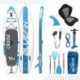 Paquete de SUP Bluefin Cruise | Tabla de Paddle Surf Hinchable | 15cm de Espesor |Remo de Fibra de Vidrio |Kit de Conversión 