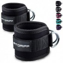 FITGRIFF® CUSHION FOR PADDED PULLEY - 2 PIECES ANKLE STRAPS GYM CABLE MACHINE, GYM, FITNESS - WOMEN AND HOMBR