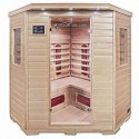 MAISON DE LUXE INFRAROUGE SAUNA CABINE ROUGE XXL