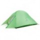 Naturehike Tienda de campaña Mejorar Cloud Up 2 Persona Tienda de Trekking Ultraligero Impermeable 20D Verde Claro 