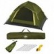 Lumaland Tienda de campaña Outdoor Light Pop Up Ligera para 3 Personas Camping Acampada Festival 210 x 190 x 110 cm Amarillo