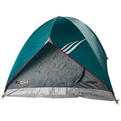 NTK Tienda de Campaña Resistente 100% Impermeable para 3 a 4 Personas Acampada al Aire Libre y Senderismo Tamaño 210 x 210 x 