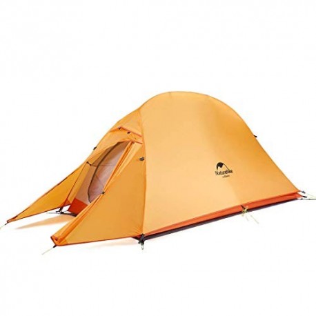 Naturehike Cloud-up Ultraligero 1 Persona Tienda de campaña Impermeable Doble Capa Camping Tienda de campaña 20D Gris Actual