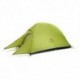 Naturehike Cloud-up Ultraligero 1 Persona Tienda de campaña Impermeable Doble Capa Camping Tienda de campaña 20D Gris Actual