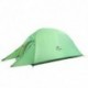 Naturehike Cloud-up Ultraligero 1 Persona Tienda de campaña Impermeable Doble Capa Camping Tienda de campaña 20D Gris Actual