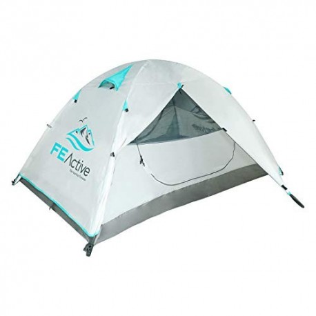 FE Active Tienda de Campaña 2 Personas – Tienda de Camping 4 Estaciones de Alta Cualidad para 1 o 2 Personas con Cubierta Imp