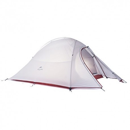 Naturehike Tienda de campaña Cloud Up 2 Persona Tienda de Trekking Ultraligero Impermeable 20D Gris 