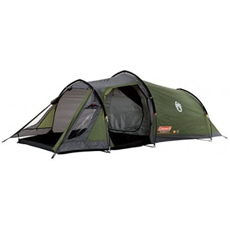 Coleman Tunnelzelt Tasman 2 para Camping, Unisex Adulto, Color Caqui/Gris, Talla Única