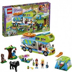 LEGO Amici - Autocaravan de Mia, Set di costruzione educativa con veicolo, mini bambola e cavallo giocattolo per ragazze e ragaz