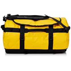 The North Face Base Camp Duffel Sport Bag, Unisex Adult, Golden Summit Gold/TNF Black , S