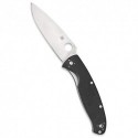 Spyderco Einhandmesser Resilience G-10 Navaja, Unisex, Black, 9.38"