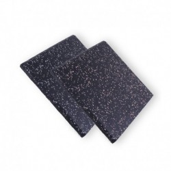 LOSETA 1000X1000X15 MM - NEGRO CON MOTEADO AZUL - GIMNASIO Y CROSSFIT