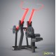 MÁQUINA PULLDOWN UNILATERAL PROFESIONAL CON CARGA DE DISCOS DHZ