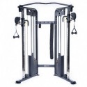 TORRE POLEA DOBLE AJUSTABLE IF9330 CON PLACAS PARA ENTRENAMIENTO FUNCIONAL