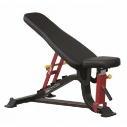 BANCO REGULABLE DE GIMNASIO IMPULSE SL7011 PARA PESO LIBRE PROFESIONAL