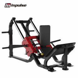 MÁQUINA HACK SQUAT IMPULSE SL CARGA DE DISCOS PARA PIERNAS FUERTES