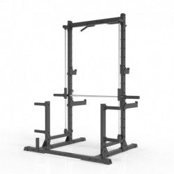 MEDIO RACK CON MÁQUINA SMITH IMPULSE IFP1721 ENTRENAMIENTO DE FUERZA