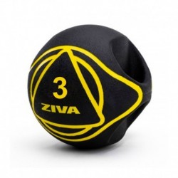 ZIVA ESSENTIAL BALÓN MEDICINAL CON AGARRE  NEGRO/AMARILLO