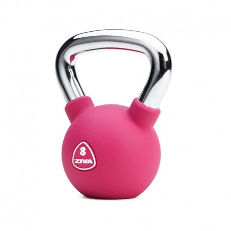 ZIVA CHIC STUDIO KETTLEBELL ROSA (4-12 KG) PARA ENTRENAMIENTO FUNCIONAL