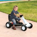 Go kart steel sports pedal car with fre.