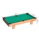 Pool table with wooden accessories for children ...