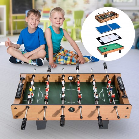 Multigame table 4 in 1 includes air hockey football.