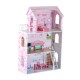 Puppenhaus rosa Holz 70x30x110cm...