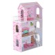 Puppenhaus rosa Holz 70x30x110cm...