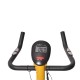 Static bike for spinning and fitness with LED display - yellow and black - steel and aluminum - 105x50x115cm