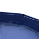 Piscina para dobrar cães vermelho e azul escuro pvc.