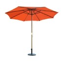 Parasol parasol couleur bois terrasse plage.. .