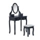 Black wood stool makeup 88x...