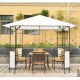 Carp diner pour jardin ou terrasse - couleur crème - ...