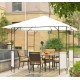 Carp diner pour jardin ou terrasse - couleur crème - ...