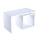 Coffee table white wood 77x40x44cm...