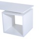 Coffee table white wood 77x40x44cm...