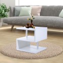 Auxiliary table white wood 50x50x50cm...