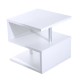 Auxiliary table white wood 50x50x50cm...