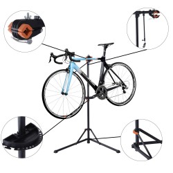 Caballete para Bicicleta Acero Negro 85x59x100-159c...