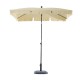 Terrasse parasol jardin ou patio - couleur beige -...