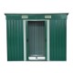 Placa verde galvanizada shed 237x119x181cm...