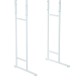 Metal shelf white iron 56x185x67-78cm...