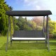 Nero rattan swing 198x124x179cm...