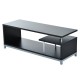 Meubles pour TV en bois noir 114x40x40,5cm...