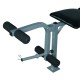 Weight bench black steel 165x68x114cm...