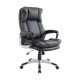 Office chair black pu 66 x 71 x 110-120cm...